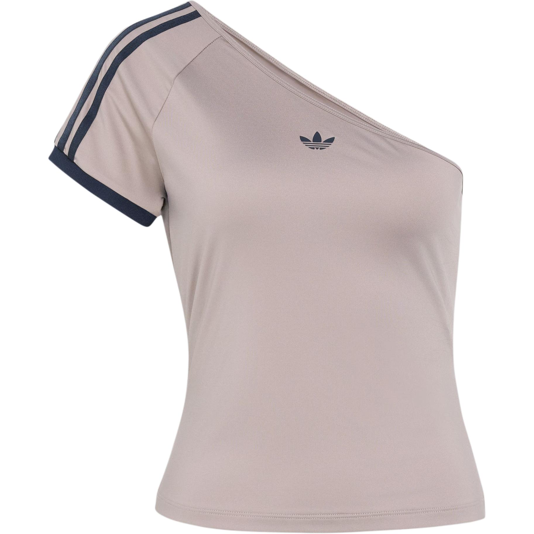 Adidas Originals Adilenium 5.0 Off Shoulder Slim Fit Sports T-Shirt Women tops KY5181 S