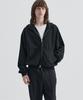 Ezio Riv Semi-Over Fit Hood Zip-Up_Black