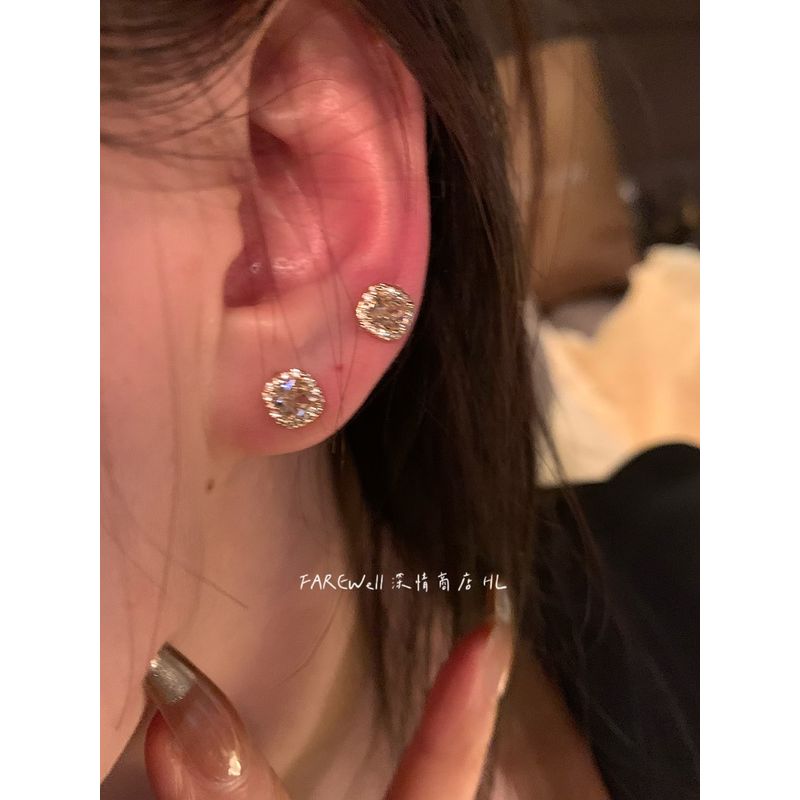 Niche Style Flash Fall and Winter Fancy Elegant Earrings