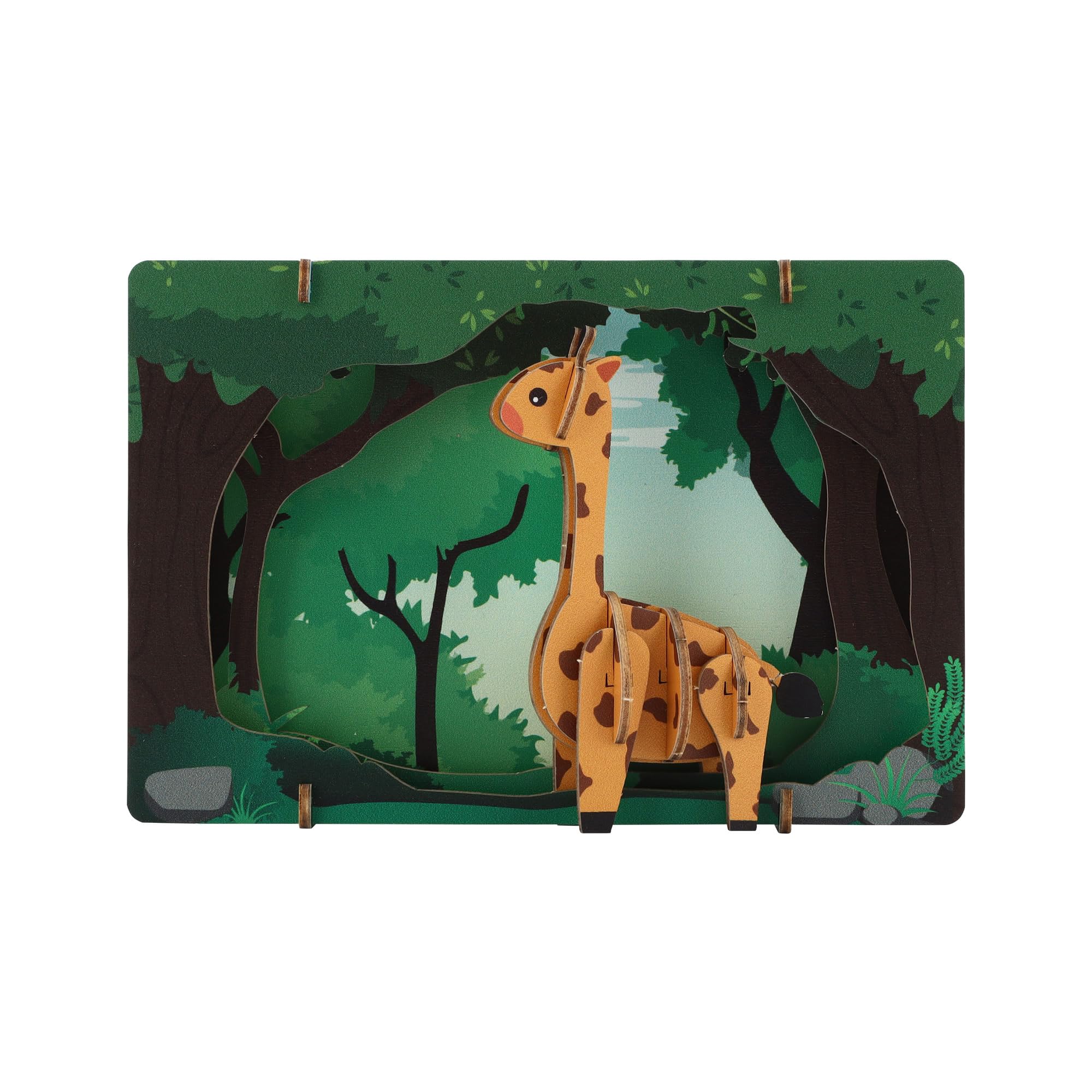 

Luke Run APRICUS 3D Театральная головоломка Головоломка Жираф, 14,7 x 3,6 x 9,7 см, Деревянный