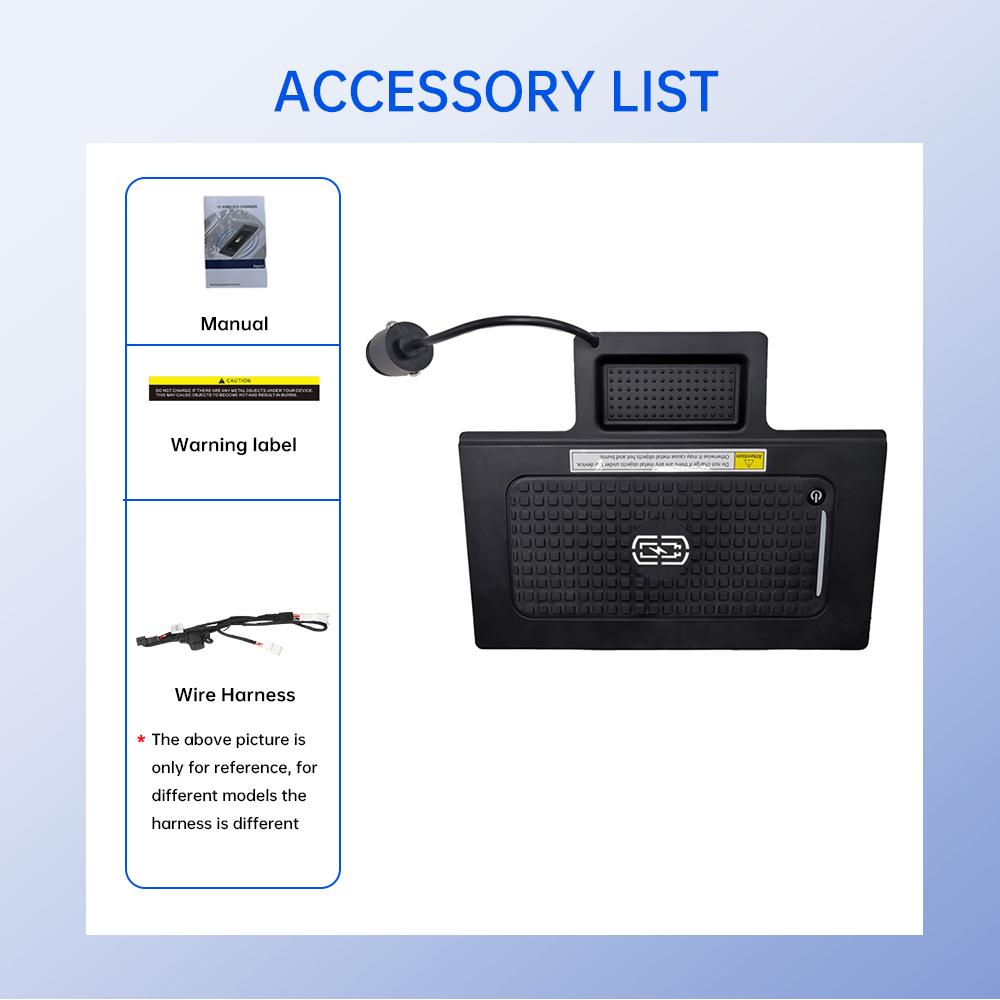 For Benz A-Class W177 W247 A180 A200 AMG A35L B-Class B200 GLA GLB CLA 2019 2020 15W fast Car Wireless Charger cars accessories