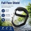 Reusable Anti Fog Full Face Shield Anti Impact Dustproof Welding Mask Anti Splash Lightweight Safety Visor Welding