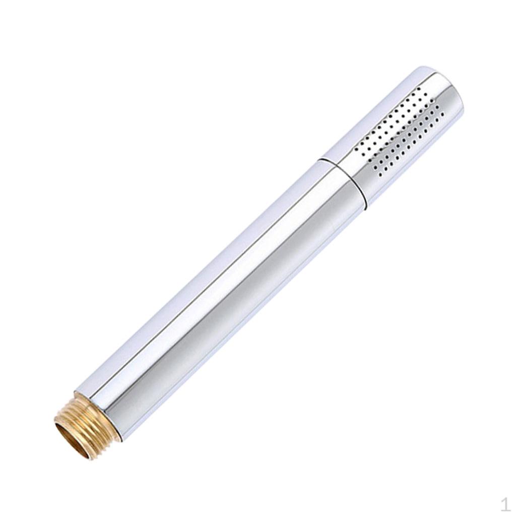 Handheld Shower Head Water Saving Pressurized Boosting Sprayer Copper Round