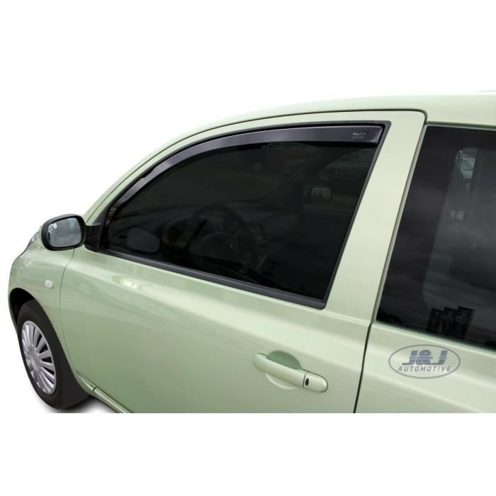 Déflecteurs d'air - Heko - Nissan Micra K12 - Fumé - Acrylique renforcé - Installation facile