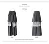 European & American Style 3-in-1 Detachable Lace-Trim Striped Pants - Autumn Collection