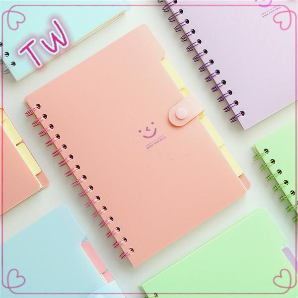 Source Factory Promotion High Cost Effective School Office Study Spiral Notebook Multi Color Optional Colorful Cover 186
