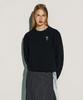 Current Symbol Line Sweatshirt [Black]