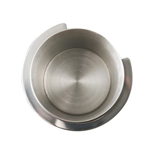 Bunggou 58mm Coffee Dosing Cup, Sniffing Mug, Wear-Resistant Stainless Steel Coffee Dosing Cup for Espresso Machines - Silver, Durable