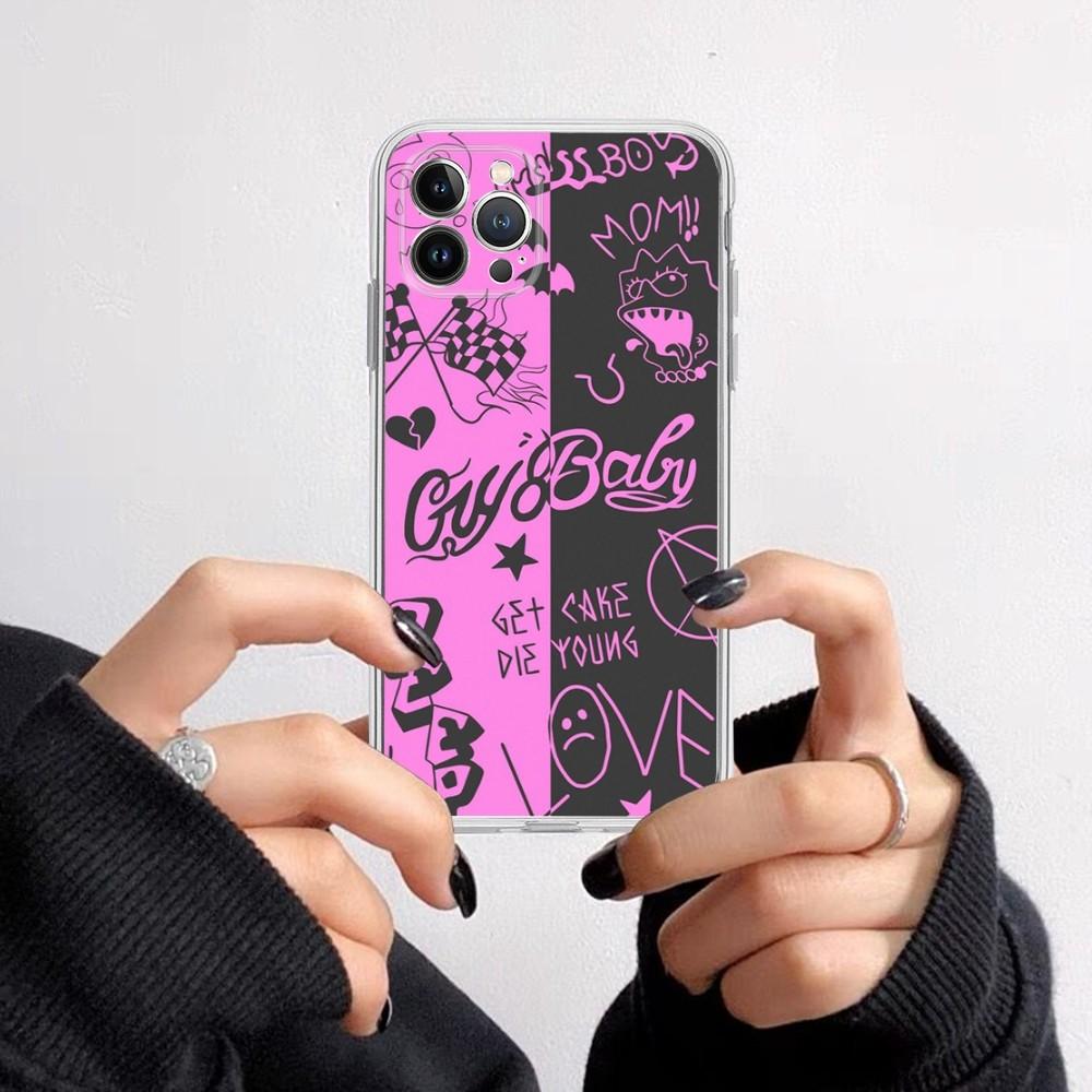 Lil Peep Phone Case for iPhone 16 15 8 7 6 6S Plus X SE XR XS 14 11 12 13 Mini Pro Max Mobile Case
