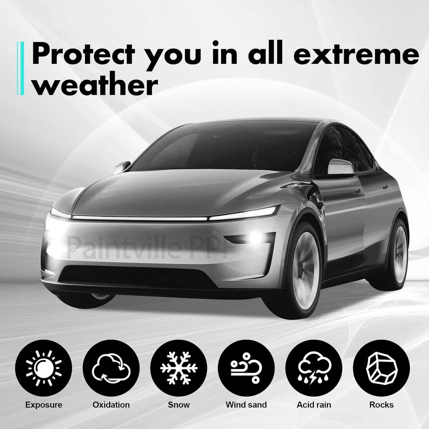 

for 2025 2026 Tesla Model Y Juniper TPU PPF Paint Protective Film Custom Fit Anti Scratch Self Healing Shield Guard Tesla Finishing Accessories for