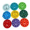 9 Stück Mathe Fakten Fidget Pädagogisches Lern Rotationsspielzeug Kreisel für Kinder Chat Spiel Multiplikation