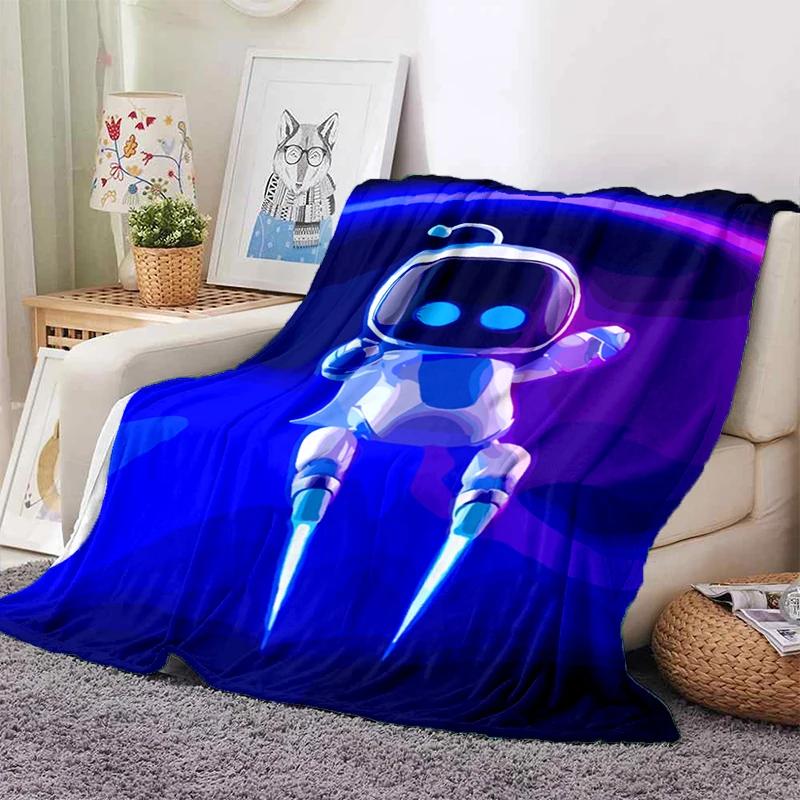 New 29 Style Astro Bot Game Cartoon Robot Gift Blanket,Soft Throw Blanket for Home Bedroom Bed Sofa Travel Picnic Cover Kids