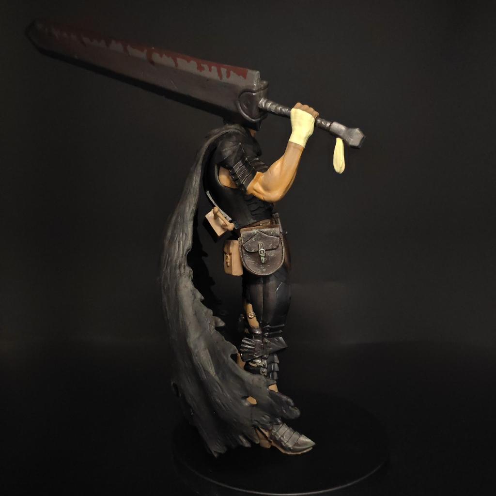 Berserk Guts: Scarred Warrior Bloodstained Anime Figure Model