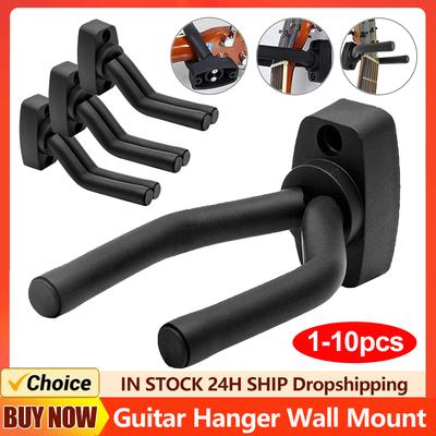 Guitar Hanger Wall Mount for Acoustic Guitar Guitars Display Easy To Install with Screws Bass Instrument Guitar Accessories