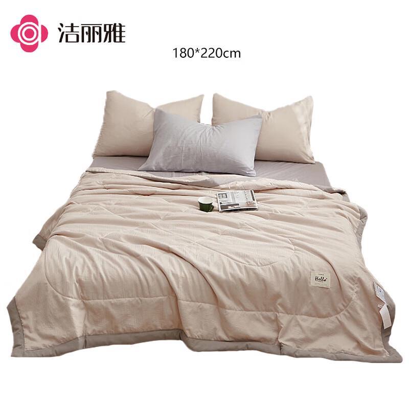 Летнее одеяло Jieliya в стиле стирки хлопка 180x220cm серо-коричневый