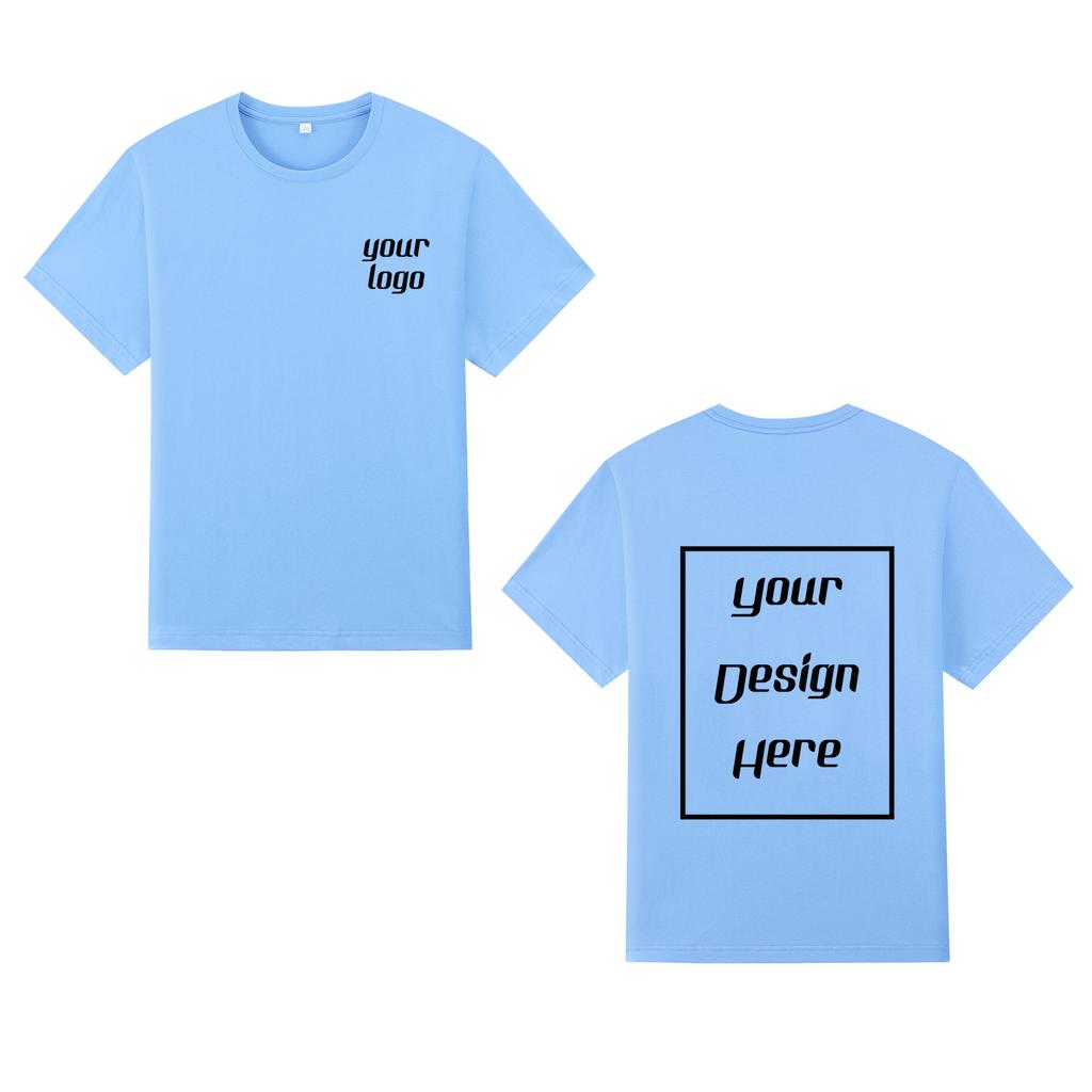 Streetwear Tilpasset Mønstertrykk T-skjorte Harajuku Casual O-hals Topp Korte Ermer Unisex 100% Bomull Gruppe T-skjorte