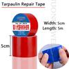 1Roll Universal Outdoor Awnings Tarp Truck Car PE PVC Tarpaulin Repair Glue Waterproof Adhesive Tape