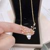 Luxury One Deer Has You Little Elk Necklace For Women High -End Temperament Fashion Wild Collarbone Chain Pendant Birthday Gift