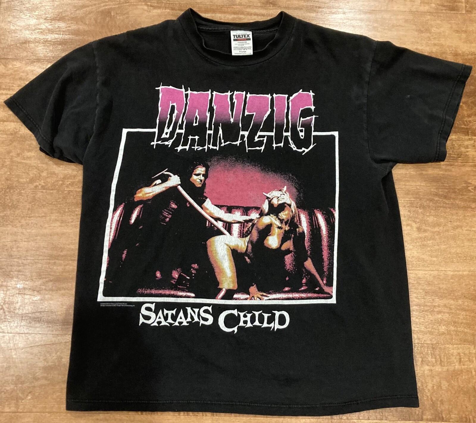 Vintage Danzig 2000 Satan s Child T-Shirt Glenn Misfits Samhain Rare S-5XL XL