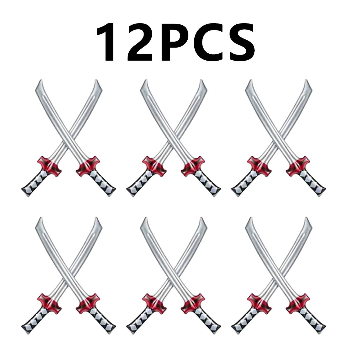 Inflatable Ninja Samurai Sword Toy, 75cm Kids Party Costume Props for Ninja Themed Parties