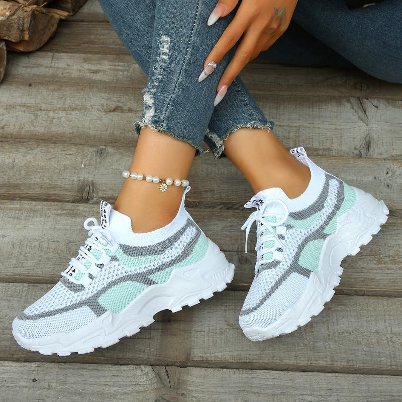 2025 New Arrival Women's Chunky Shoes Lightweight Soft Fashion Sneakers Breathable Walking Tennis Shoes for Sport Gym Workout