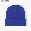 Disponibile Cappello a cuffia doppio ispessito caldo autunno e inverno cappello lavorato a maglia da donna semplice da uomo