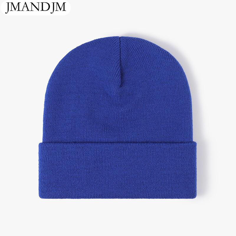 Disponibile Cappello a cuffia doppio ispessito caldo autunno e inverno cappello lavorato a maglia da donna semplice da uomo