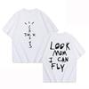 New Hot Look Mom I Can Fly Printed T-shirts Women Unisex Casual Loose Round Neck Creative Personalized Y2k T-shirts