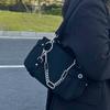 Niche New Bag Chain Locomotive Armpit Bag High-end Shoulder Handbag Baguette Bag