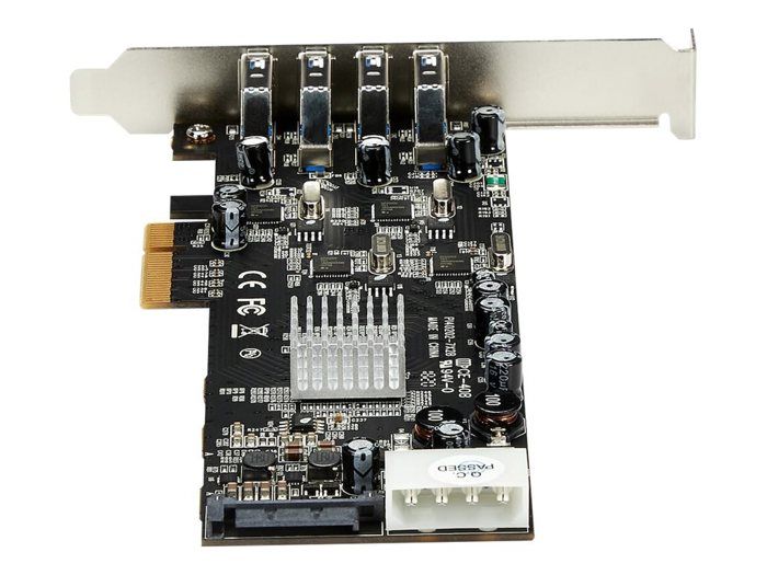 Adaptateur USB - STARTECH - Carte Contrôleur PCI Express À 4 Ports USB 3.0 - 4 Voies Dédiées De 5 Gb/s