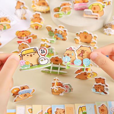 25/30 Peças DIY Quebra-Cabeça 3D de Animais Conjunto Inseto Dinossauro Panda Quebra-Cabeça Atividade de Montagem Jogo Educacional para Crianças Quebra-Cabeça Juguete Prêmios de Sala de Aula Lembrancinhas de Festa