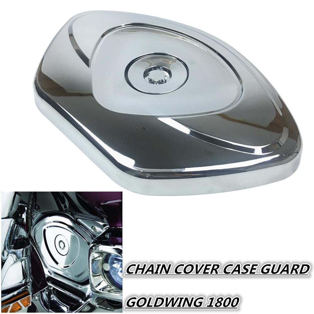 Motorcycle Chrome Timing Chain Cover Protcetor For Honda Goldwing GL1800 F6B GL 1800 Valkyrie 2001 2002 2003 2004 2005