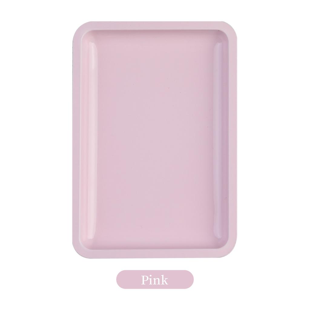 Stainless Steel Manicure Sanitization Tray Tattoo Pen Tray Multi-Use Storage Jewelry Cosmetic Organizer Nail Disinfection Tray