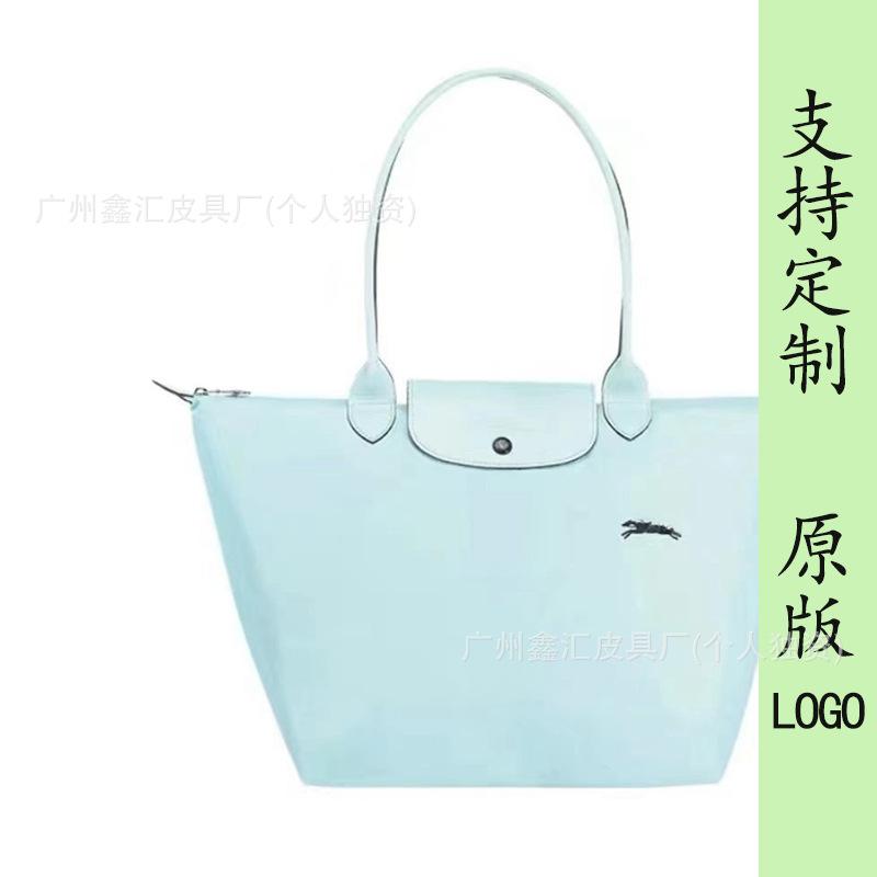 New dragon inlaid week embroidered nylon tote bag shoulder handbag dumpling bag messenger bag