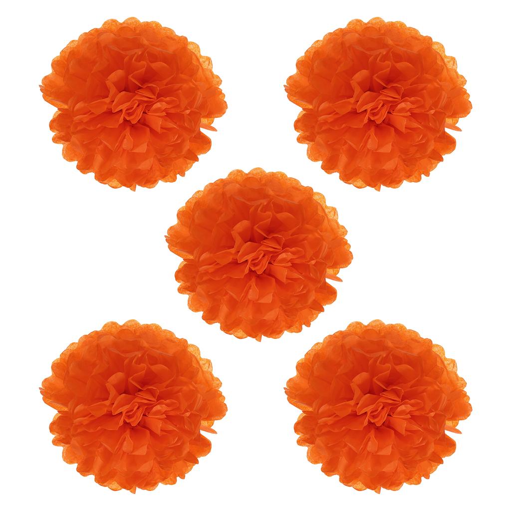 5pcs Paper Flower Ball Tissue Pom Poms Flowers for Wedding Bridal Shower Birthday Bachelorette Party Backdrop Decoration 20cm