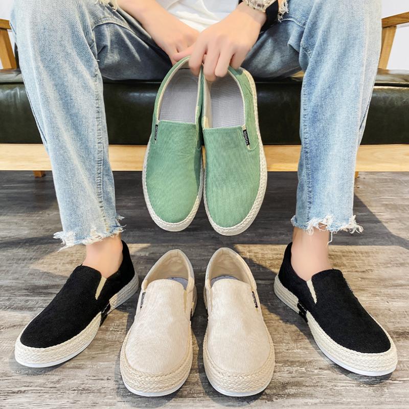 Chaussures Plates En Toile Pour Homme - Baskets Légères Antidérapantes Et Respirantes, Idéales Pour Les Loisirs Et La Détente
