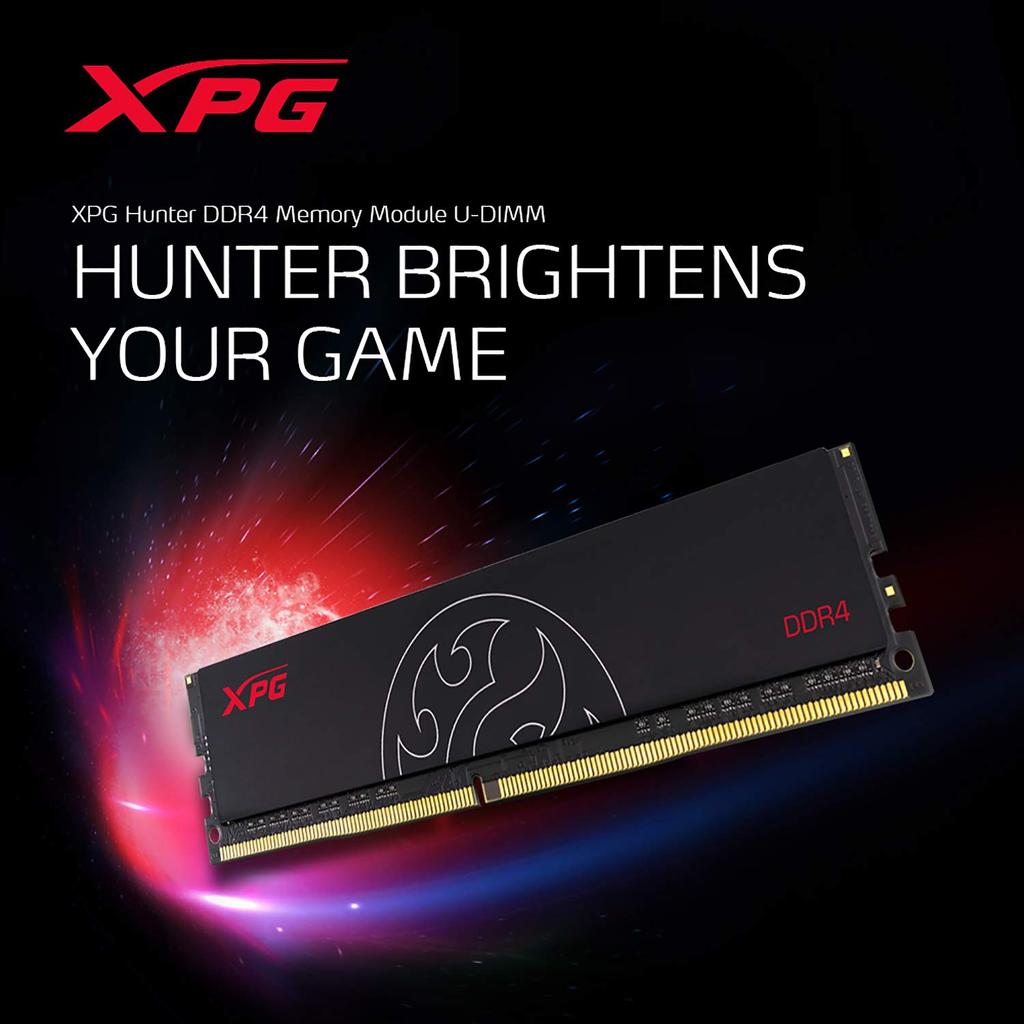 XPG Hunter Desktop PC Gaming Memory PC4-21300 DDR4-2666 8GB x 2 AX4U266638G16-HTD