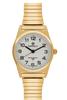 Perfect Women' Stretch X164G-04 Gold Case, Silver Dial, Gold Bracelet
