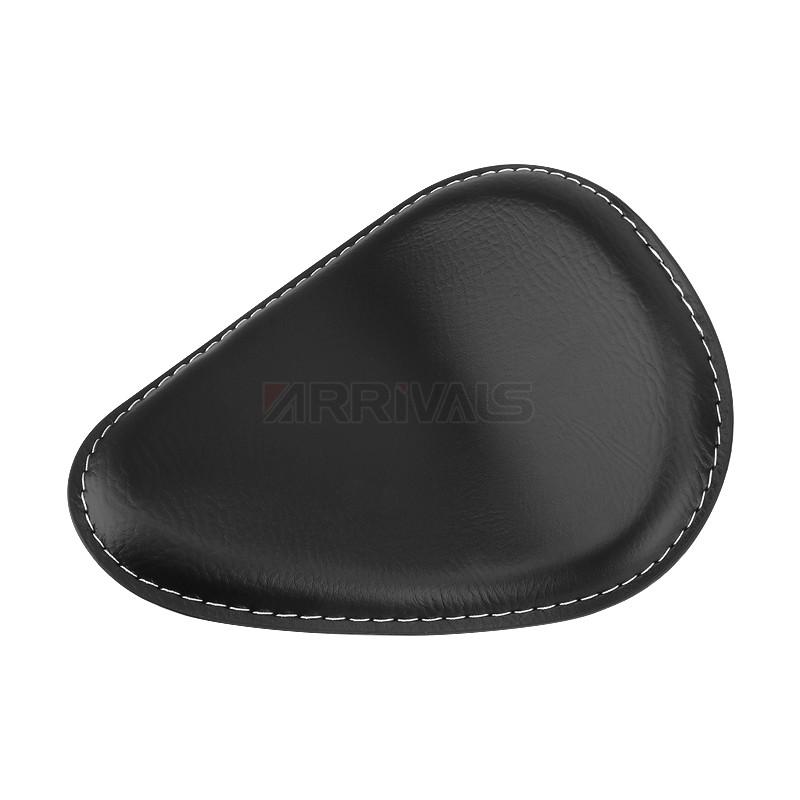 

Motorcycle Leather Saddle Seat Retro Black Leather Solo Seat for Harley Custom Chopper Bobber Honda Yamaha Kawasaki Suzuki