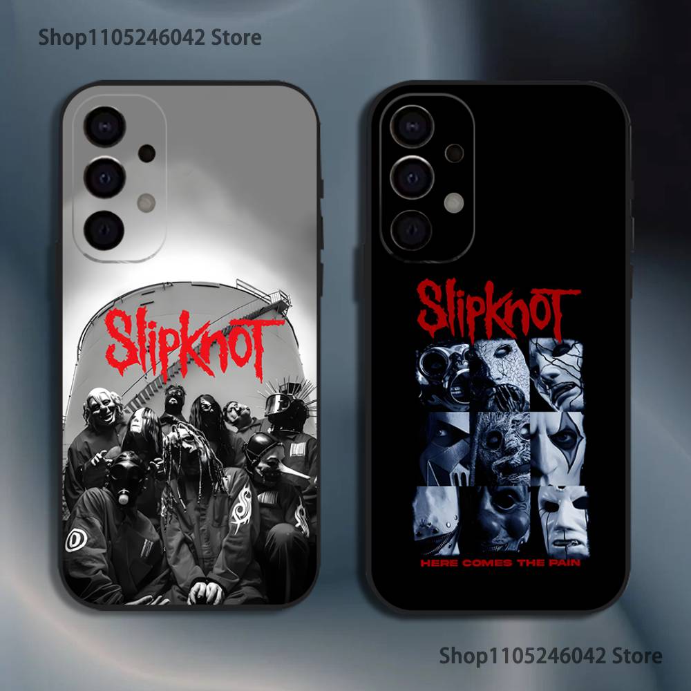 Band S-SlipknotS Psychosocial Phone Case For Samsung S25,S24,S21,S22,S23,S30,Ultra,S20,Plus,Fe,Lite,5G Black Cover