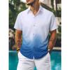 Pattern 3D Digital Printing Summer Beach Fashion Casual Men's Short Sleeve Daily Shirt Button Up Shirt Comfortable