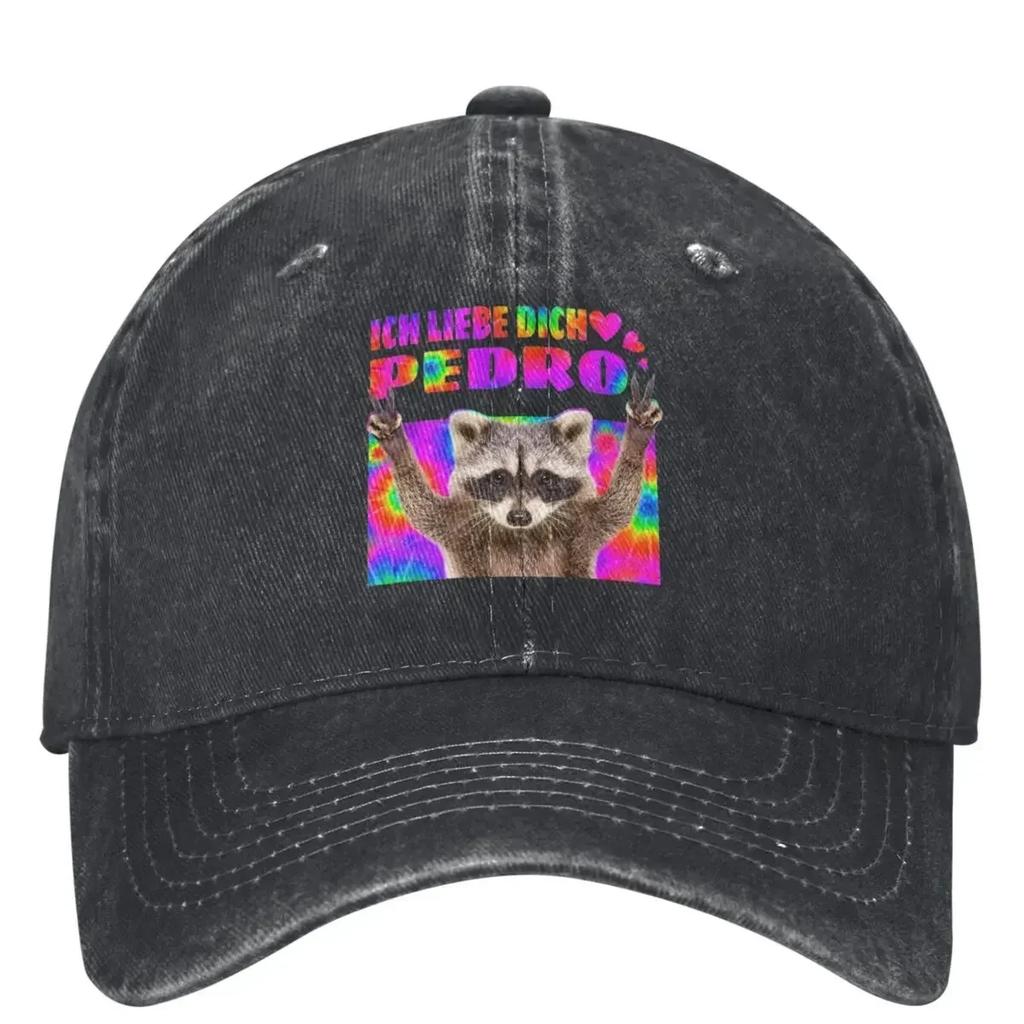Pedro Racoon Dance Casual Baseball Cap Spring Trucker Hat High Quality Outdoor Gym Snapback Cap Men Adult Vintage Baseball Caps