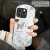 Roze Mode Vlinder Voor iPhone 17 Air 16 15 14 Pro 13 Plus 12 mini 11 Pro Max XR X 7 8 Elliptisch Gehard Glas Telefoonhoes