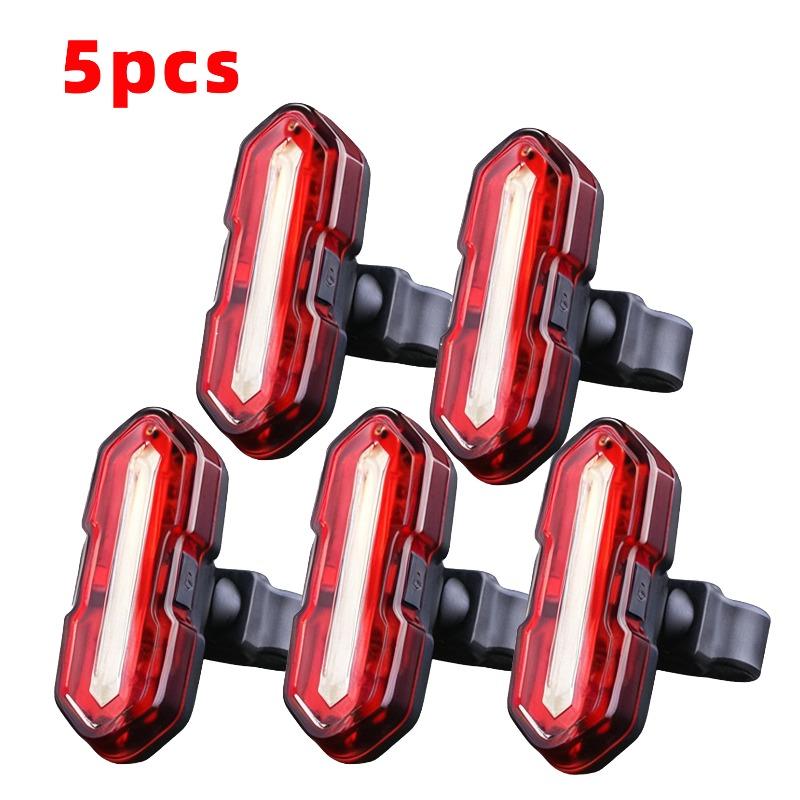 Bicycle Taillight USB Rechargeable MTB Road Bike Light Waterproof Cycling Rear Light 5 Modes LED Night Riding Bike Accessories