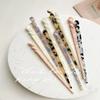 Vintage Acetate Hair Sticks Set Multi-Color Twisted Hairpins for Bun Updo Elegant French Hair Accessories for Women