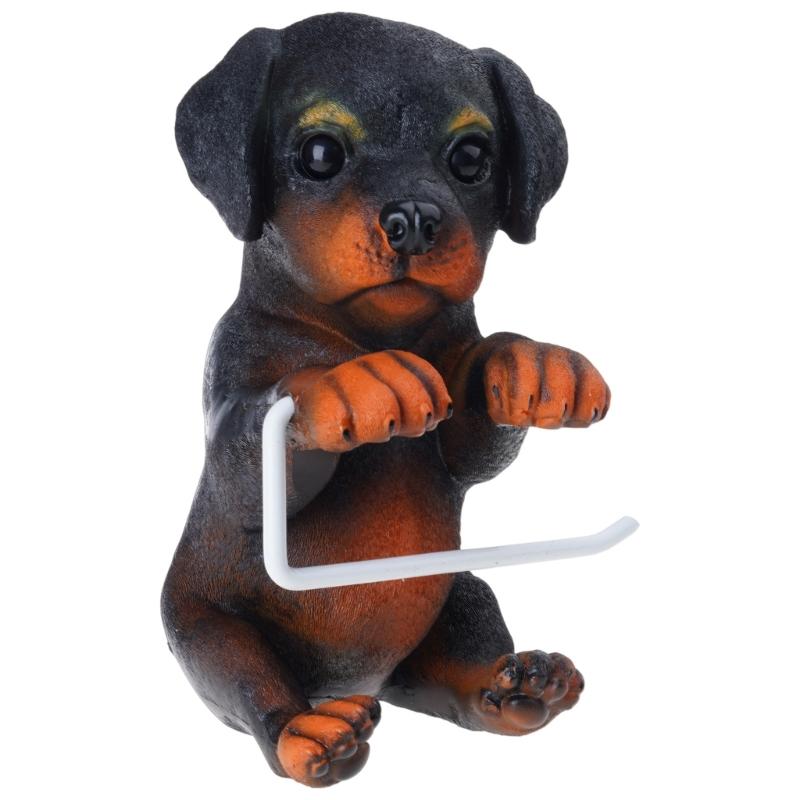 Eleganter Hunde-Design Harz Taschentuchspender Vielseitige Badezimmer-Küchen-Dekorationen Langlebiges Haushaltsartikel für den täglichen Gebrauch