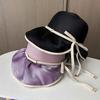 Summer Hat Travel Big Eaves Sunshade Sun Protection Bucket Hat Women's Outdoor Leisure Versatile Anti-ultraviolet Beach Hat