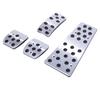 Toyota Hiace 200 Series Aluminum Pedal Set for and Footrests and Manual Fixed Includes Bolts and Fits All Grades and 6th with MT and (4-Piece)