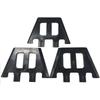 3 Pcs/Set Jig Set Fin Plugs Installing Jig Fixator 3Fin Nylon Surfboard Rudder Holder Surfing Fins For Surf Boards, Surfing Longboard, Shortboard