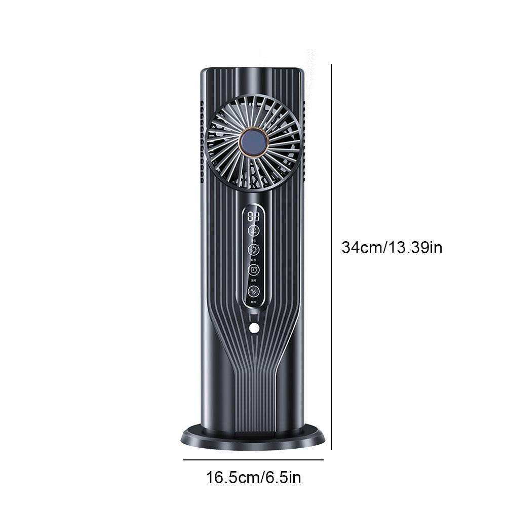 Portable Tower Fan USB Water Cooling Fan with 6 Wind Speed & Mist Desk Fan for Bedroom Living Room Office